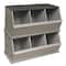 Badger Basket 3 Bin Stackable Storage Cubby